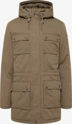 DreiMaster Vintage Parkas Parka D’hiver Homme Olive