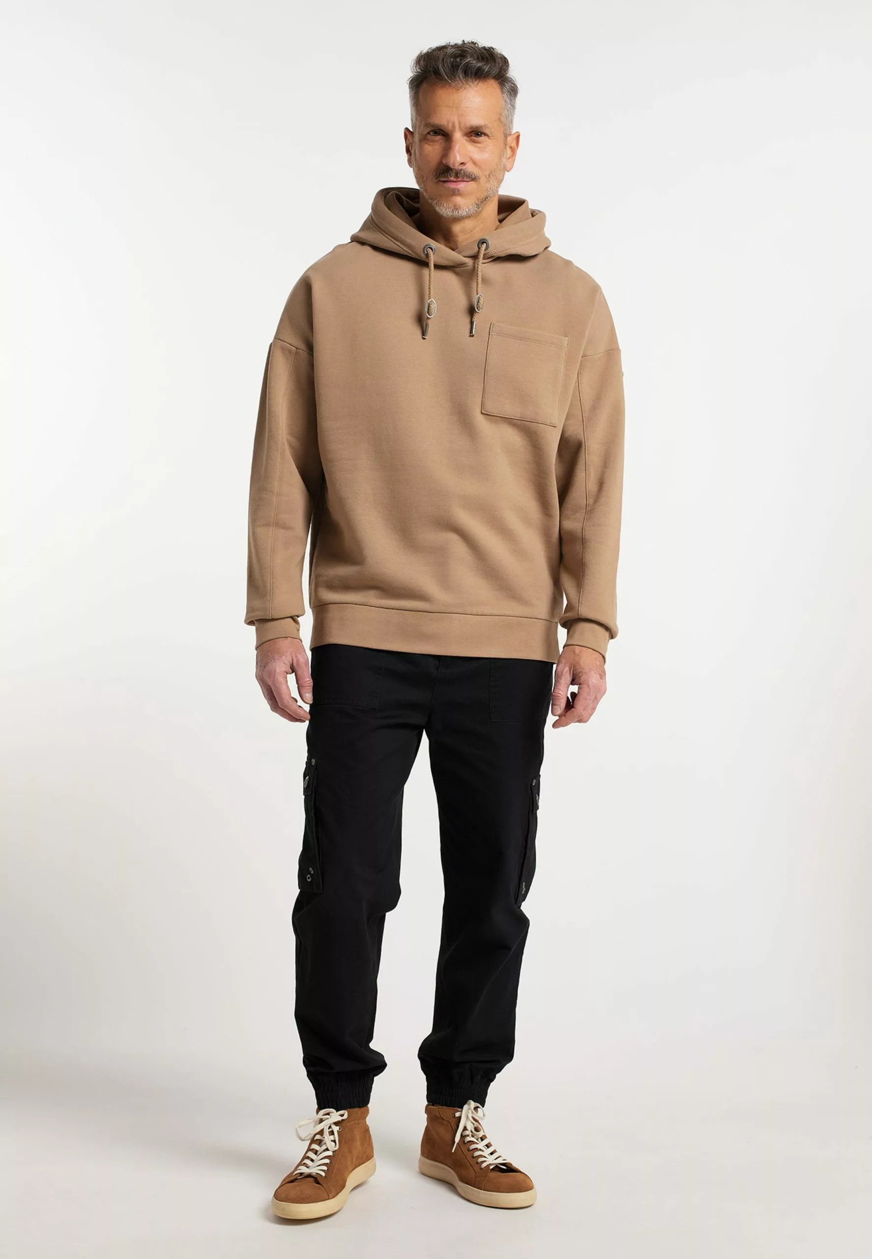 DreiMaster Vintage Sweats à Capuche Sweat-shirt Homme Sable 4 DreiMaster Vintage Sweats à Capuche Sweat-shirt Homme Sable – Image 4