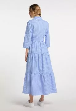 Robes Fluides Robe-chemise Femme Bleu Clair -Magasin Vintage Dreimaster d0e8e1a3a83fff15e8b3d250f5279fe2