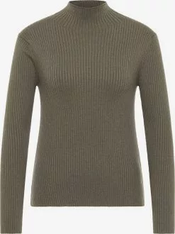 Pulls Basiques Pull-over Femme Olive