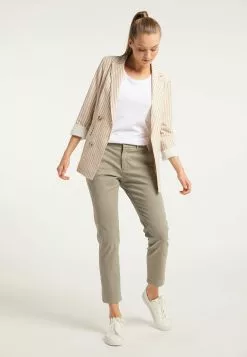 DreiMaster Vintage Pantalons En Toile Coupe Slim Pantalon Femme Kaki -Magasin Vintage Dreimaster d103bf24b84f10d0cc2c369cb9f1c622