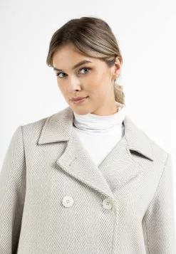 Manteaux De Mi-saison Manteau Mi-saison Femme Beige -Magasin Vintage Dreimaster d470aff73fcf6f32258c9c86f3ddf974
