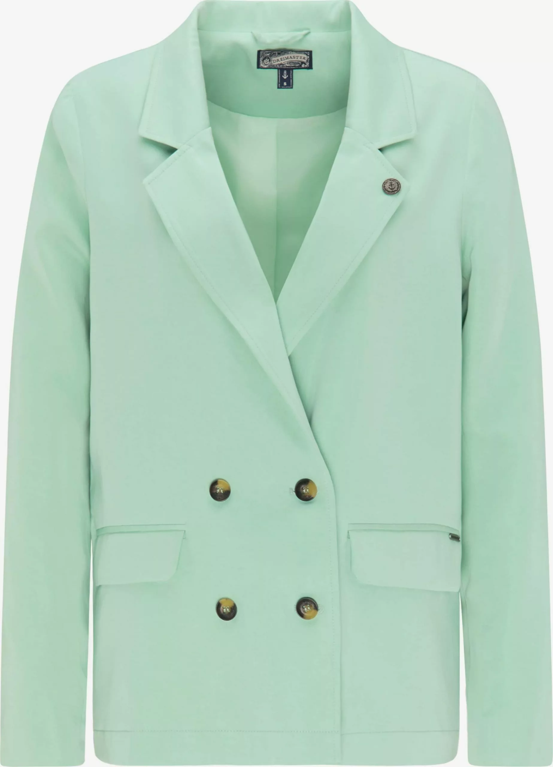 DreiMaster Vintage Blazers Classiques Blazer Femme Menthe 1 DreiMaster Vintage Blazers Classiques Blazer Femme Menthe