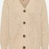 DreiMaster Vintage Gilets Cardigan Imane Femme Beige