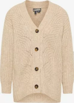 DreiMaster Vintage Gilets Cardigan Imane Femme Beige