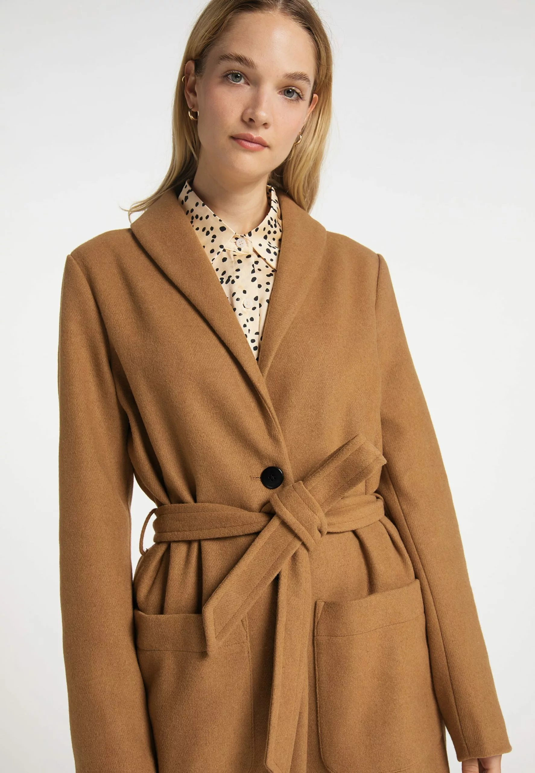 Manteaux De Mi-saison Manteau Mi-saison Femme Cognac 5 Manteaux De Mi-saison Manteau Mi-saison Femme Cognac – Image 5