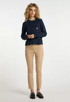 Gilets Cardigan Femme Bleu Outremer -Magasin Vintage Dreimaster d644ba2620d4df7767514a77a5fe975c