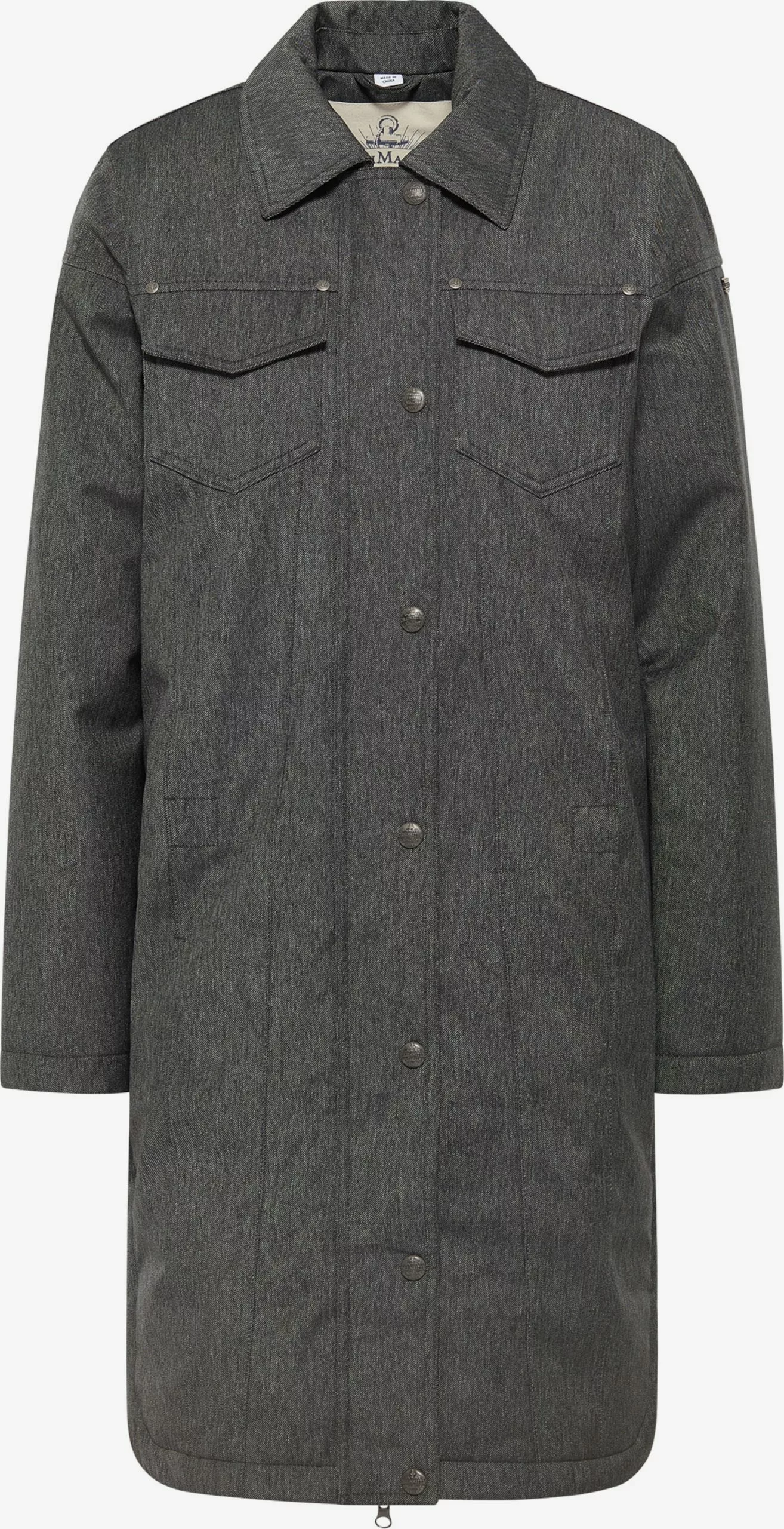 DreiMaster Vintage Manteaux Dhiver Manteau D’hiver Femme Gris Foncé 1 DreiMaster Vintage Manteaux Dhiver Manteau D’hiver Femme Gris Foncé