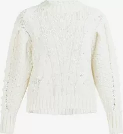 DreiMaster Vintage Pulls Maille Fine Pull-over Naemi Femme Blanc Cassé