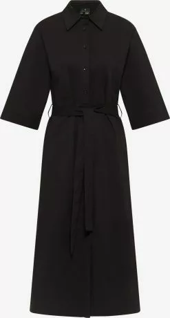 Robes Fluides Robe-chemise Femme Noir