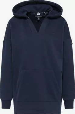 DreiMaster Vintage Sweats à Capuche Sweat-shirt Femme Bleu Marine