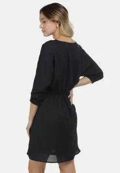 Robes Fluides Robe-chemise Femme Bleu Cobalt -Magasin Vintage Dreimaster da989290c6e2fa2d68b7f860593d487f