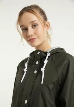 Parkas Parka Mi-saison Femme Vert Foncé -Magasin Vintage Dreimaster db8876f262fd23265ae6f5ee3fec7523