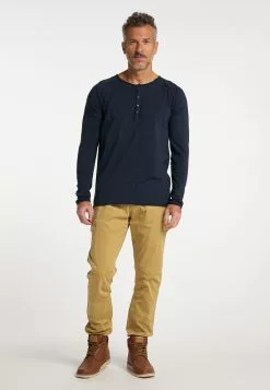 DreiMaster Vintage T-shirts à Manches Longues T-Shirt Homme Marine -Magasin Vintage Dreimaster dc175099a6f49cc898bab02d006dec33