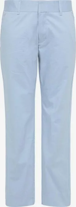 Pantalons En Toile Coupe Slim Pantalon Femme Bleu Clair