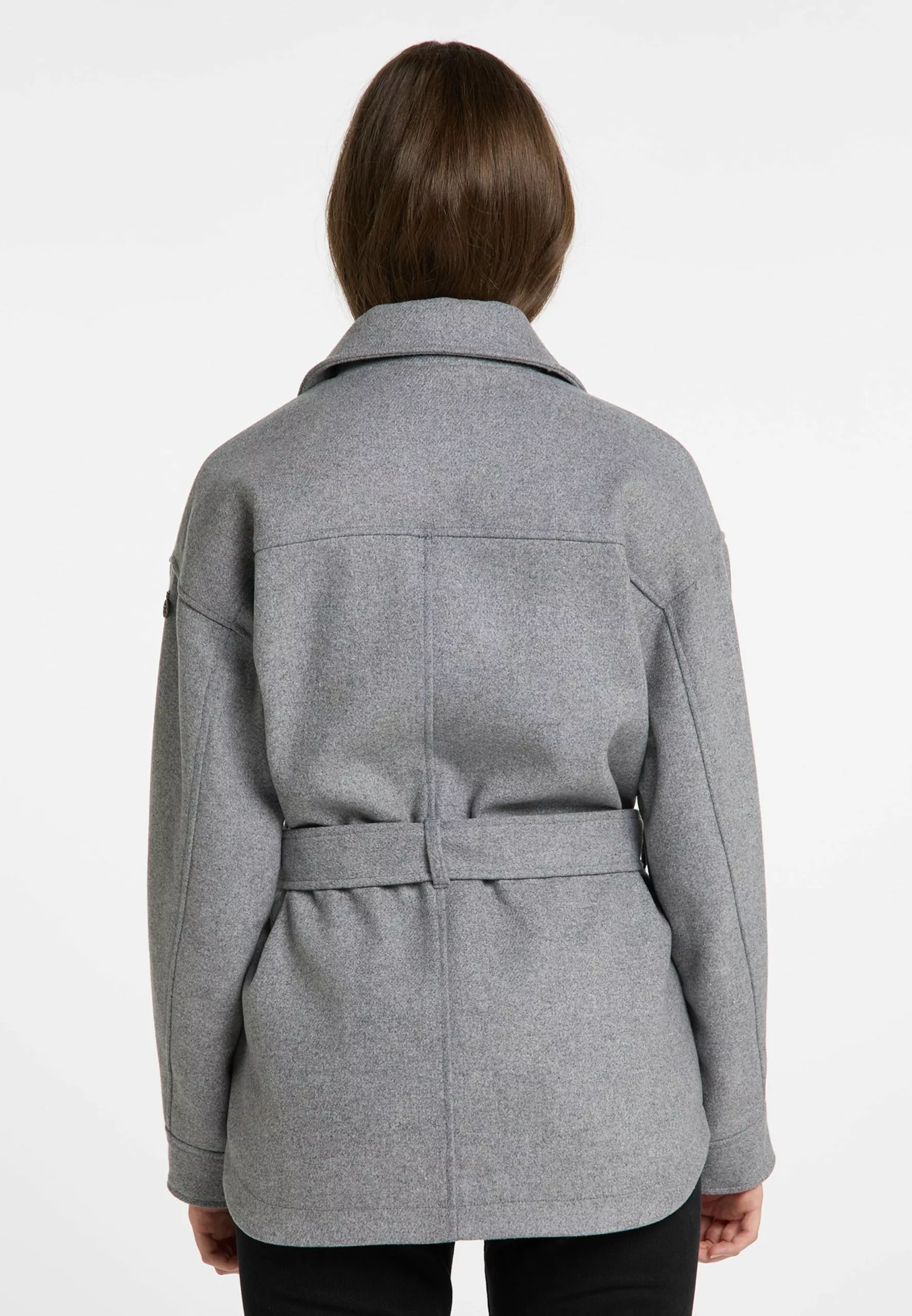 DreiMaster Vintage Vestes De Mi-saison Veste Mi-saison Femme Gris 3 DreiMaster Vintage Vestes De Mi-saison Veste Mi-saison Femme Gris – Image 3