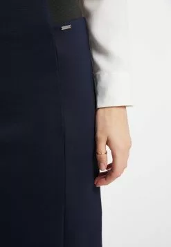 Jupes Midi Jupe Naemi Femme Marine -Magasin Vintage Dreimaster dcb16a0a2ff35c7f6d498993185ddecf