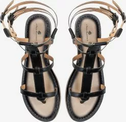 DreiMaster Vintage Sandales à Brides Sandales à Lanières Femme Noir -Magasin Vintage Dreimaster dd3005602c6a7a17e53619572bbc3588