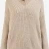 DreiMaster Vintage Pulls Basiques Pull-over Idem Femme Beige Clair