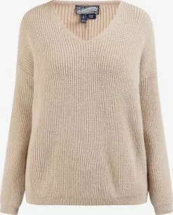DreiMaster Vintage Pulls Basiques Pull-over Idem Femme Beige Clair