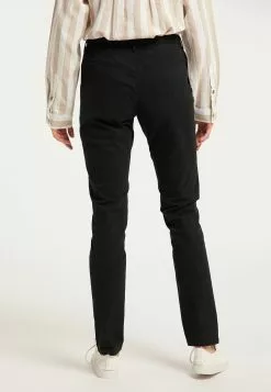 DreiMaster Vintage Pantalons En Toile Coupe Slim Pantalon Femme Noir -Magasin Vintage Dreimaster de0817da3dc9a65122127bef9e571e74