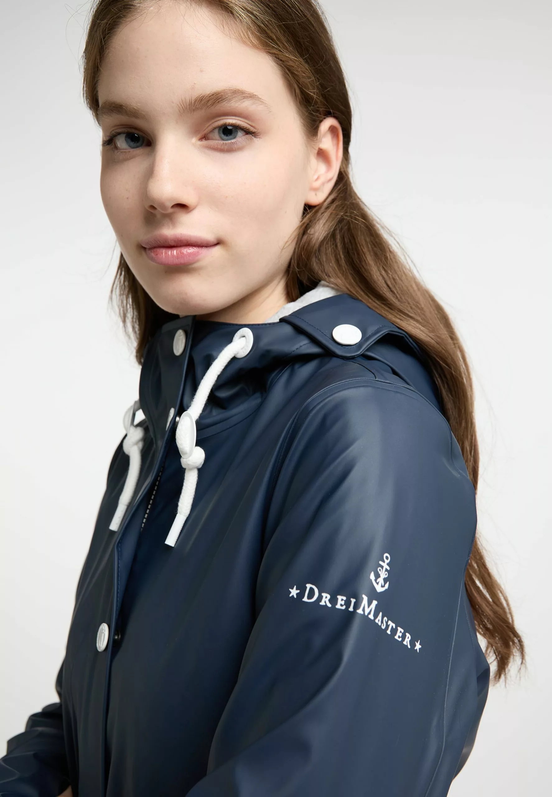 Manteaux De Pluie Manteau Fonctionnel Femme Bleu Marine 6 Manteaux De Pluie Manteau Fonctionnel Femme Bleu Marine – Image 6