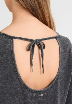 Dreimaster Sweats Sweat-shirt Femme Gris Chiné -Magasin Vintage Dreimaster df4bd3570ed0fd1dea6f8260ed15be8f