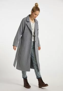 DreiMaster Vintage Manteaux De Mi-saison Manteau Mi-saison Femme Gris Clair -Magasin Vintage Dreimaster df533b2ce4c0121769b8eddc2af1c123