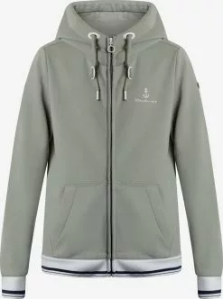 Sweats Zippés Veste De Survêtement Femme Vert Pastel