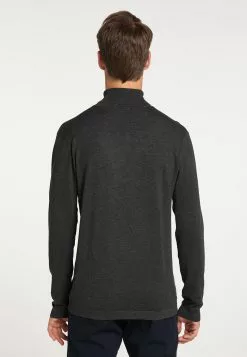 Pulls à Col Roulé Pull-over Homme Gris Foncé -Magasin Vintage Dreimaster e0d11566d9a28663aa351a9554227688