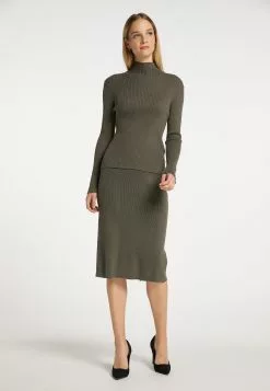 Jupes Midi Jupe Femme Olive 8 Jupes Midi Jupe Femme Olive -Magasin Vintage Dreimaster e47dfb66d7096d675a1c9c6ab6d0ed16