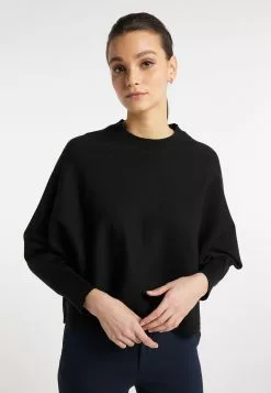 Pulls Basiques Pull-over Femme Noir -Magasin Vintage Dreimaster e4bc248e0e421e12d218a4f03b0a1638