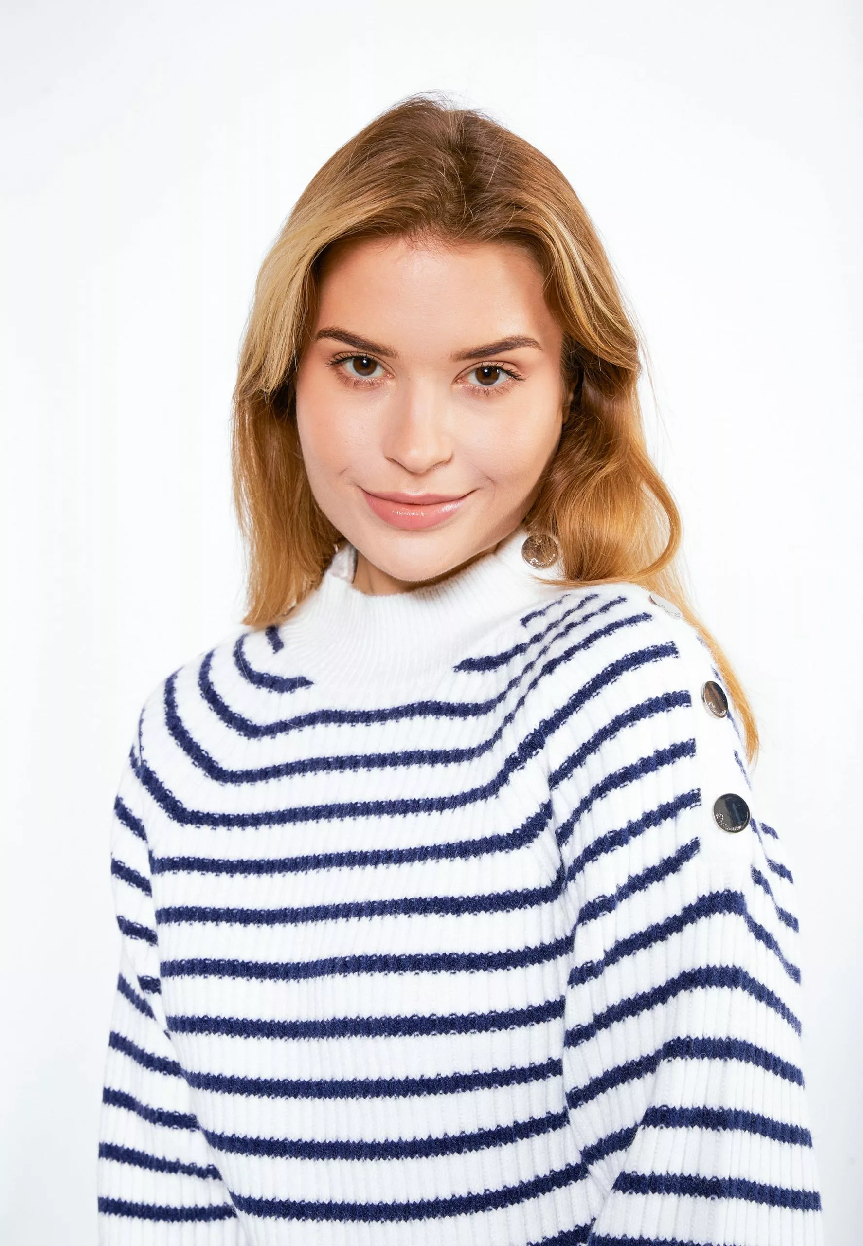 Pulls Maille Fine Pull-over Femme Blanc Cassé 5 Pulls Maille Fine Pull-over Femme Blanc Cassé – Image 5