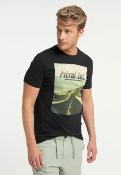 DreiMaster Vintage T-shirts T-Shirt Homme Noir -Magasin Vintage Dreimaster e7781afdd4890166807069a23aaa0b1c