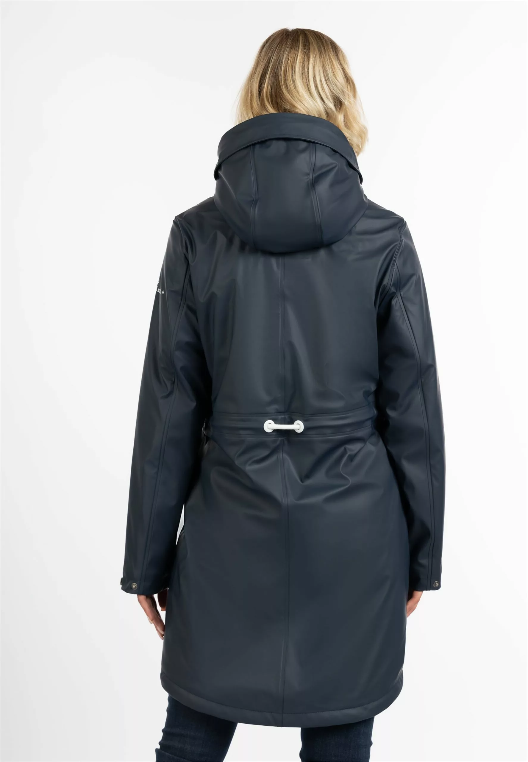 Manteaux De Pluie Manteau Fonctionnel Femme Marine 3 Manteaux De Pluie Manteau Fonctionnel Femme Marine – Image 3