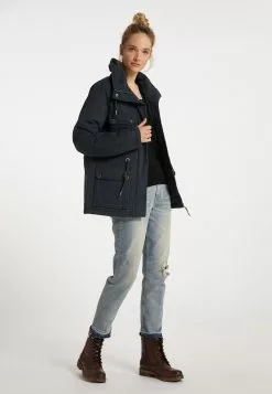 DreiMaster Vintage Vestes Dhiver Veste D’hiver Femme Graphite -Magasin Vintage Dreimaster e8a37ef2b0c4f5add9a5efe87b113662