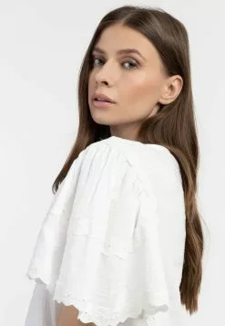 DreiMaster Vintage Blouses En Dentelle Chemisier Femme Blanc -Magasin Vintage Dreimaster e8daef18a26465753cb124898ee26fc2