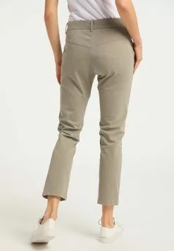 DreiMaster Vintage Pantalons En Toile Coupe Slim Pantalon Femme Kaki -Magasin Vintage Dreimaster ea87d3aefa4802d181bff5bc71968ac8