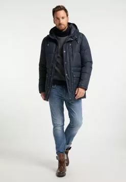 DreiMaster Vintage Parkas Parka D’hiver Homme Bleu Marine -Magasin Vintage Dreimaster eac3adde464afe4b38570b7e0a6edd9a
