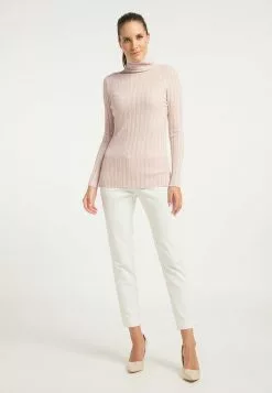 Pulls à Col Roulé Pull-over Femme Rose Ancienne -Magasin Vintage Dreimaster ebe3da70bf4d1449fe400b1c37a5f134