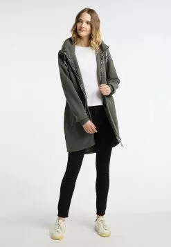 Parkas Parka Mi-saison Femme Olive -Magasin Vintage Dreimaster ecb0ab07752a1dc24e048b4423b886f5