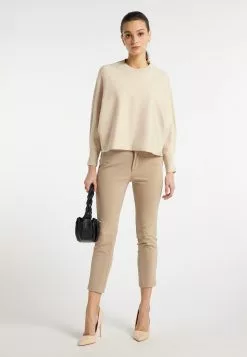 Pulls Basiques Pull-over Femme Beige Clair -Magasin Vintage Dreimaster eda0562ce261ee8b33217643ab17dfac