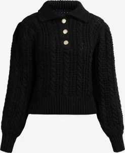 DreiMaster Vintage Pulls Basiques Pull-over Naemi Femme Noir