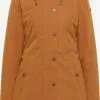 DreiMaster Vintage Manteaux De Pluie Manteau Fonctionnel Femme Cognac