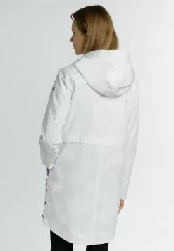 Manteaux De Pluie Manteau Mi-saison Femme Blanc 7 Manteaux De Pluie Manteau Mi-saison Femme Blanc -Magasin Vintage Dreimaster ef2a0310ef7eec811603dcee4b4feb86
