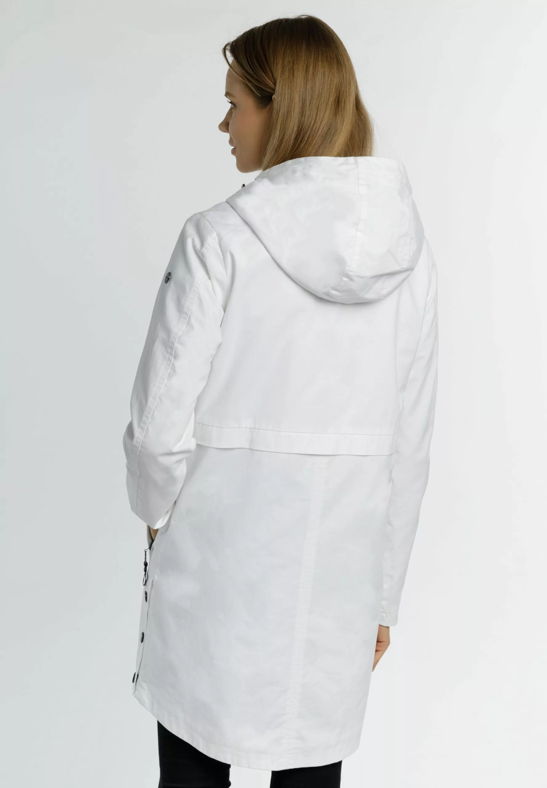Manteaux De Pluie Manteau Mi-saison Femme Blanc 3 Manteaux De Pluie Manteau Mi-saison Femme Blanc – Image 3