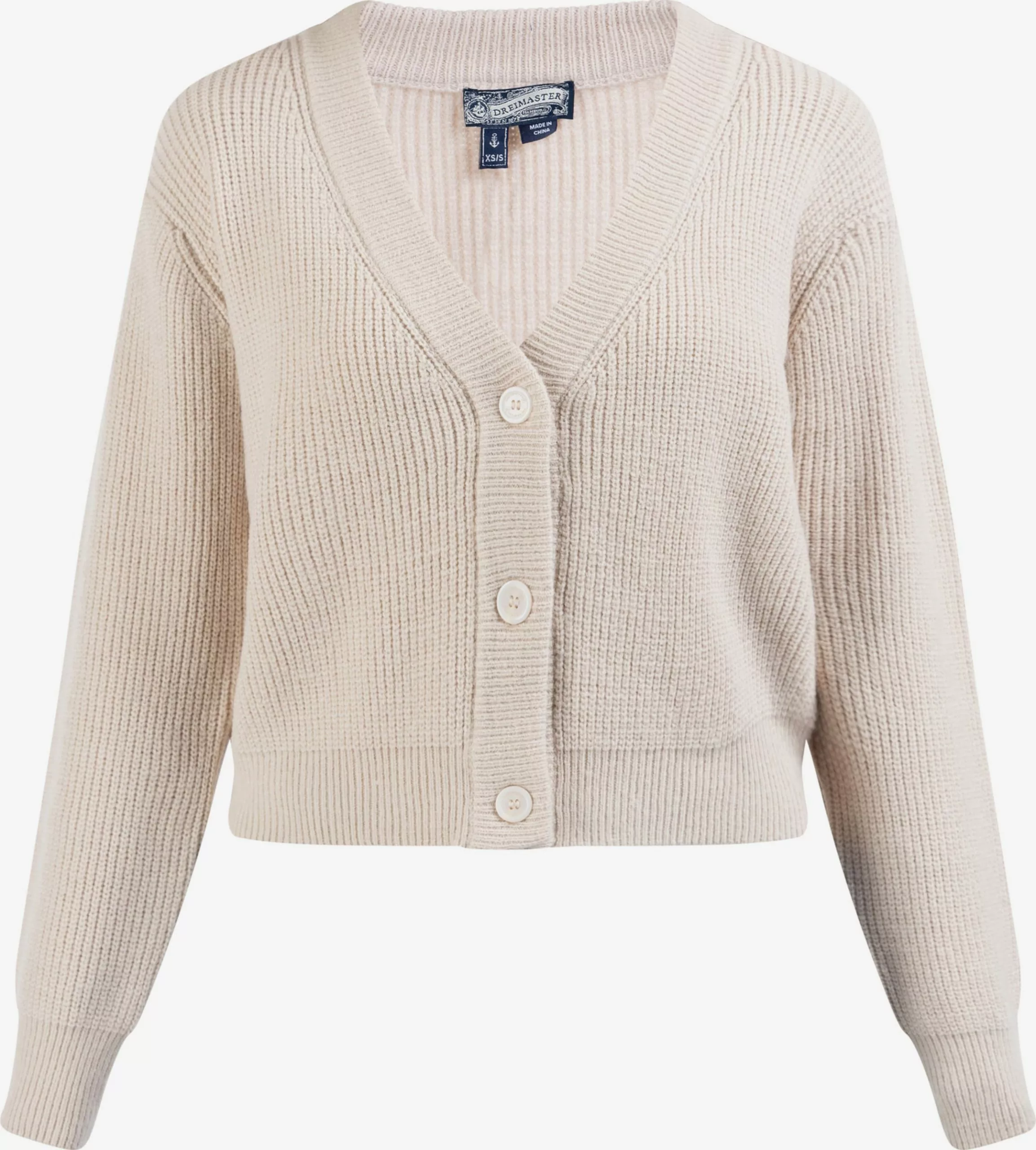 DreiMaster Vintage Gilets Cardigan Femme Beige 1 DreiMaster Vintage Gilets Cardigan Femme Beige