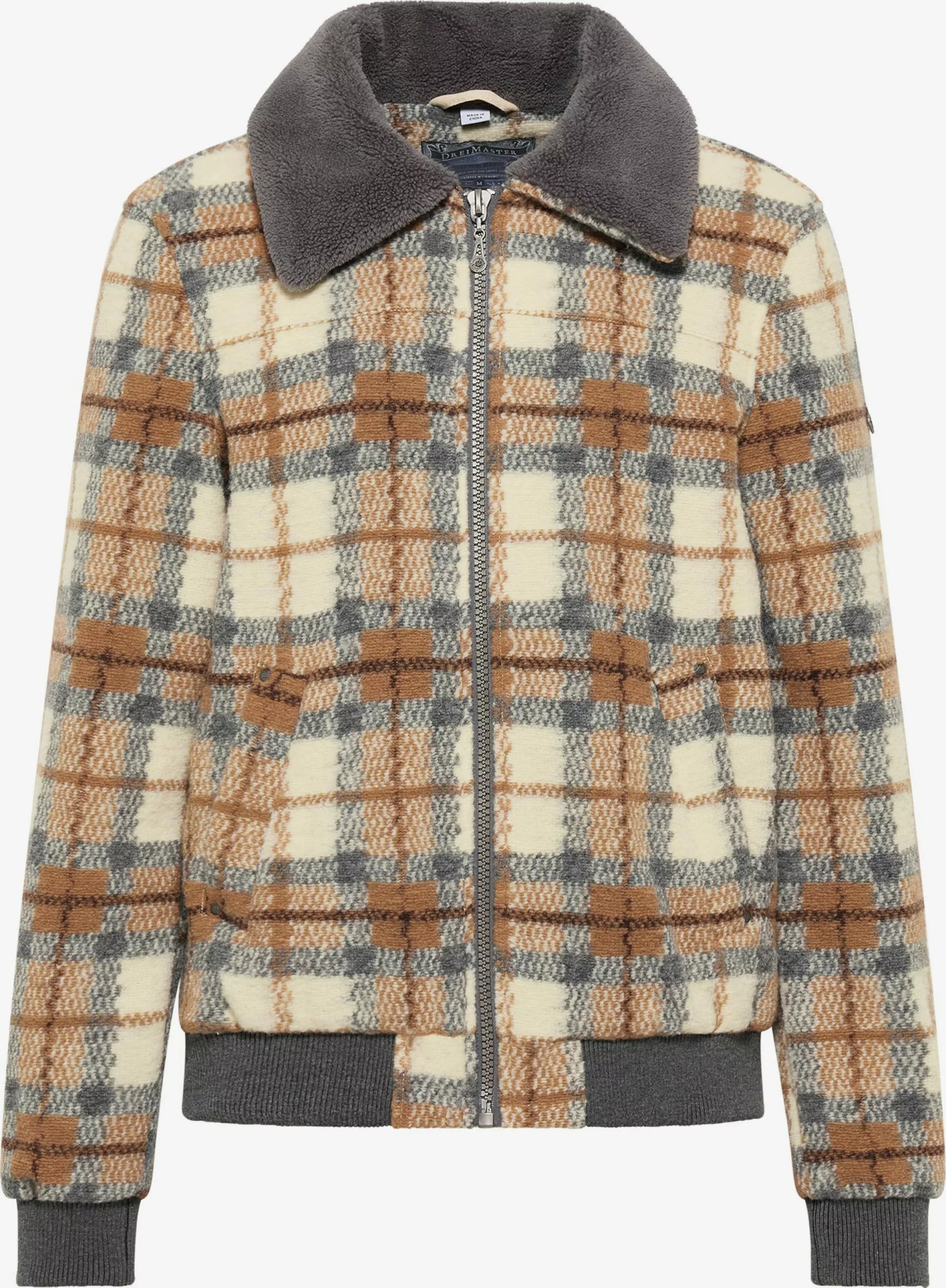 DreiMaster Vintage Vestes De Mi-saison Veste Mi-saison Homme Marron / Noisette 1 DreiMaster Vintage Vestes De Mi-saison Veste Mi-saison Homme Marron / Noisette