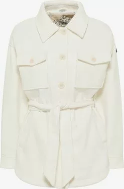 DreiMaster Vintage Vestes De Mi-saison Veste Mi-saison Femme Blanc Cassé