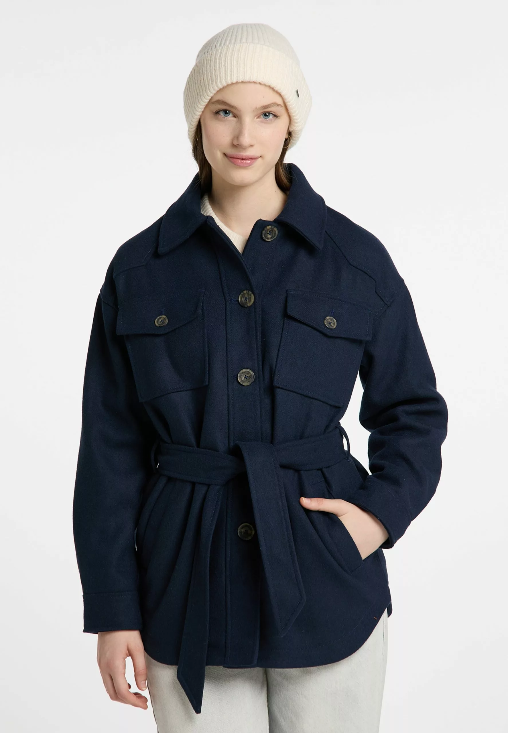 DreiMaster Vintage Chapeaux Et Bonnets Bonnet Femme Blanc Cassé 3 DreiMaster Vintage Chapeaux Et Bonnets Bonnet Femme Blanc Cassé – Image 3